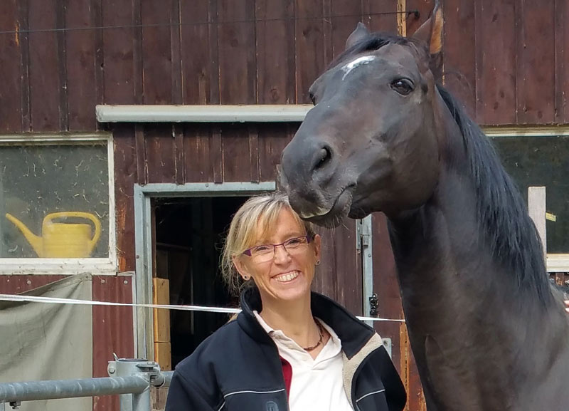 Hengst Royal erobert im Nu die Herzen – mit Petra Brumann und Beatrice Hohl