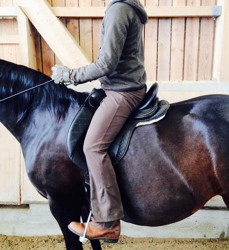 Ausbalancieren im Steigbügel Ausbalancieren im Steigbügel