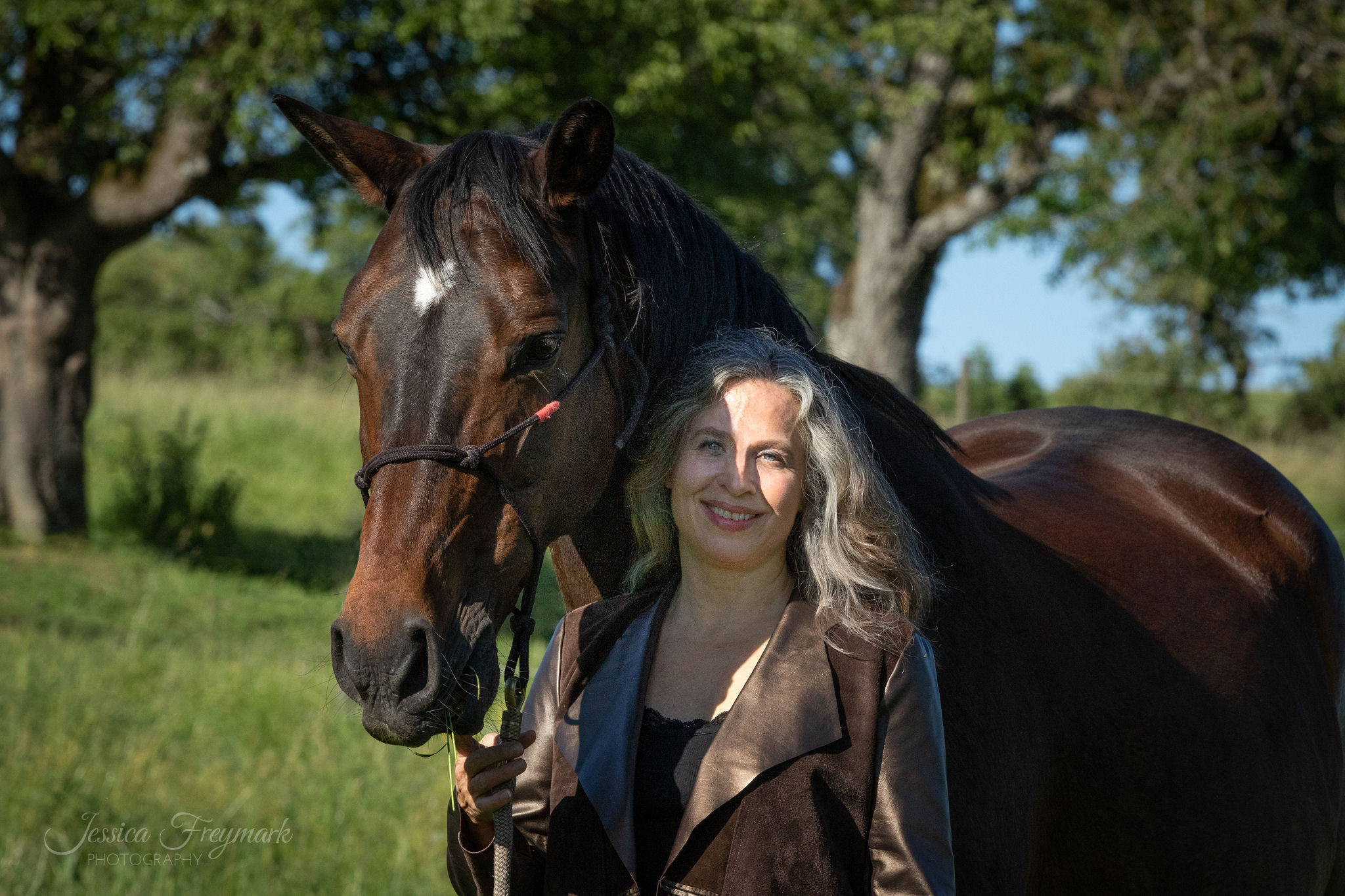 Beatrice Hohl und ihre Trakehnerstute Luna