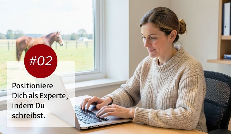 Als Pferdeprofi online Expertise zeigen